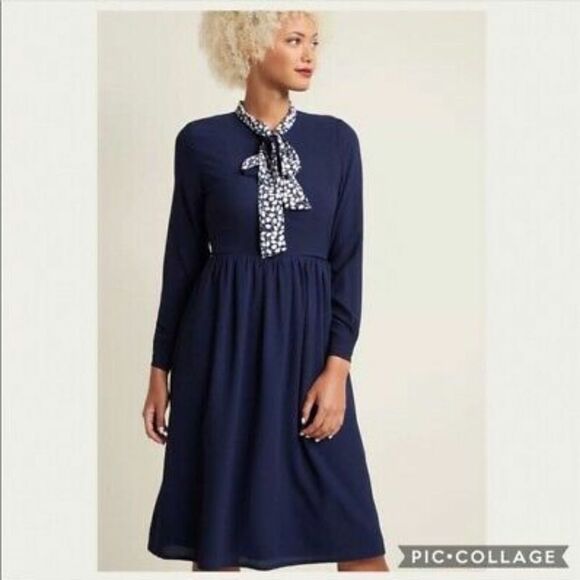 ModCloth Pippa Bow Dress NWT - Picture 1 of 4
